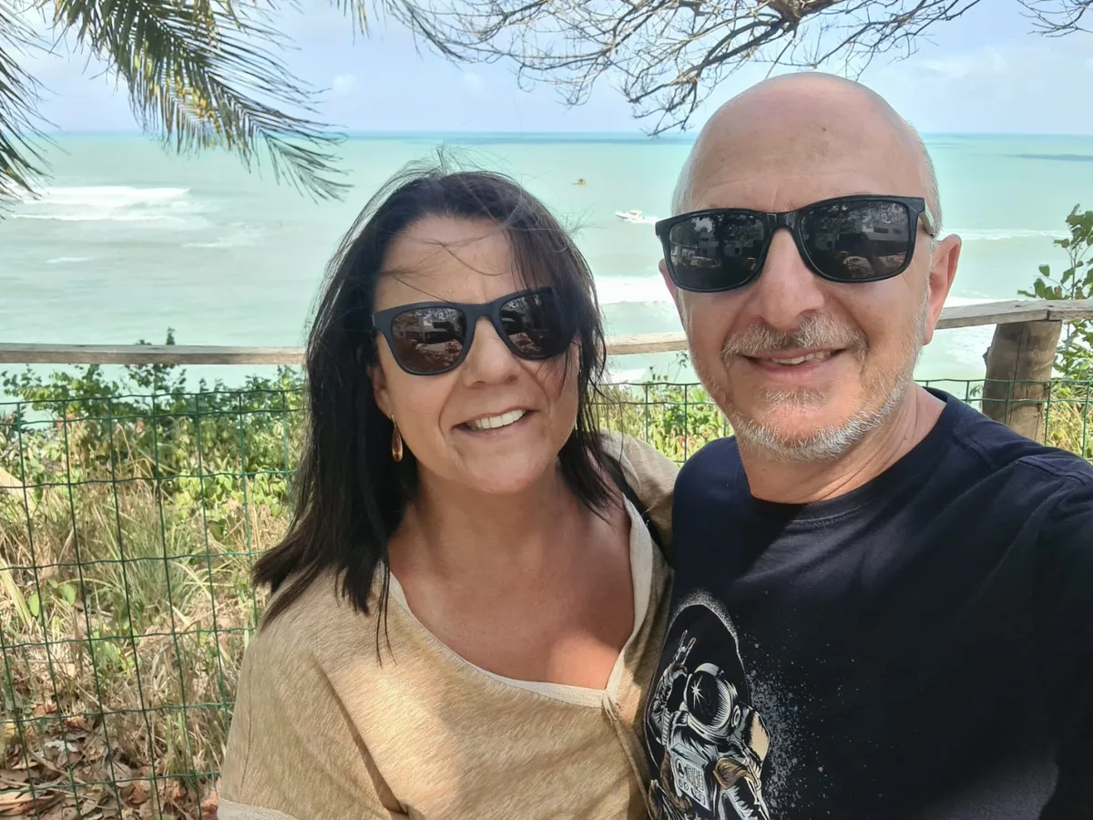 Registro da viagem de Arthur e Denise a Natal e Pipa