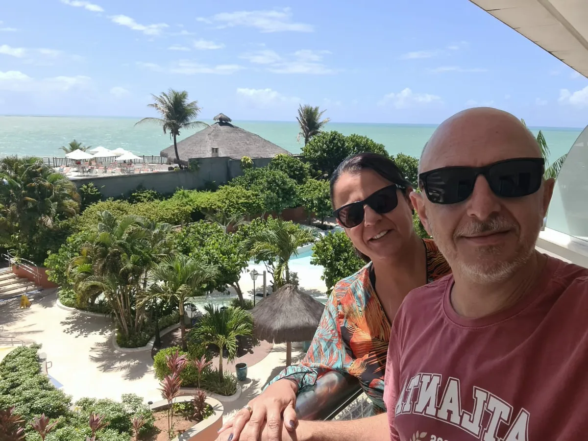 Registro da viagem de Arthur e Denise a Natal e Pipa
