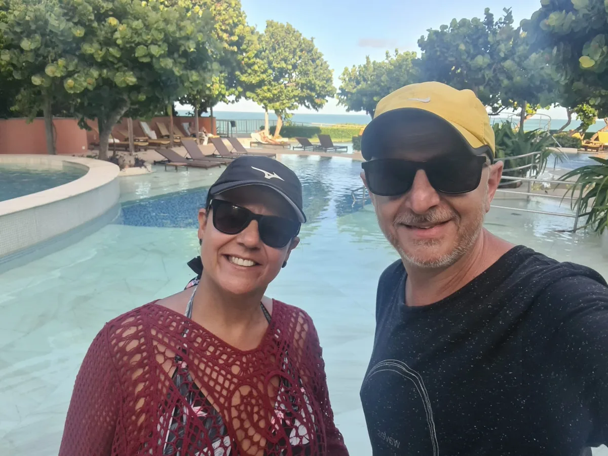 Registro da viagem de Arthur e Denise a Natal e Pipa