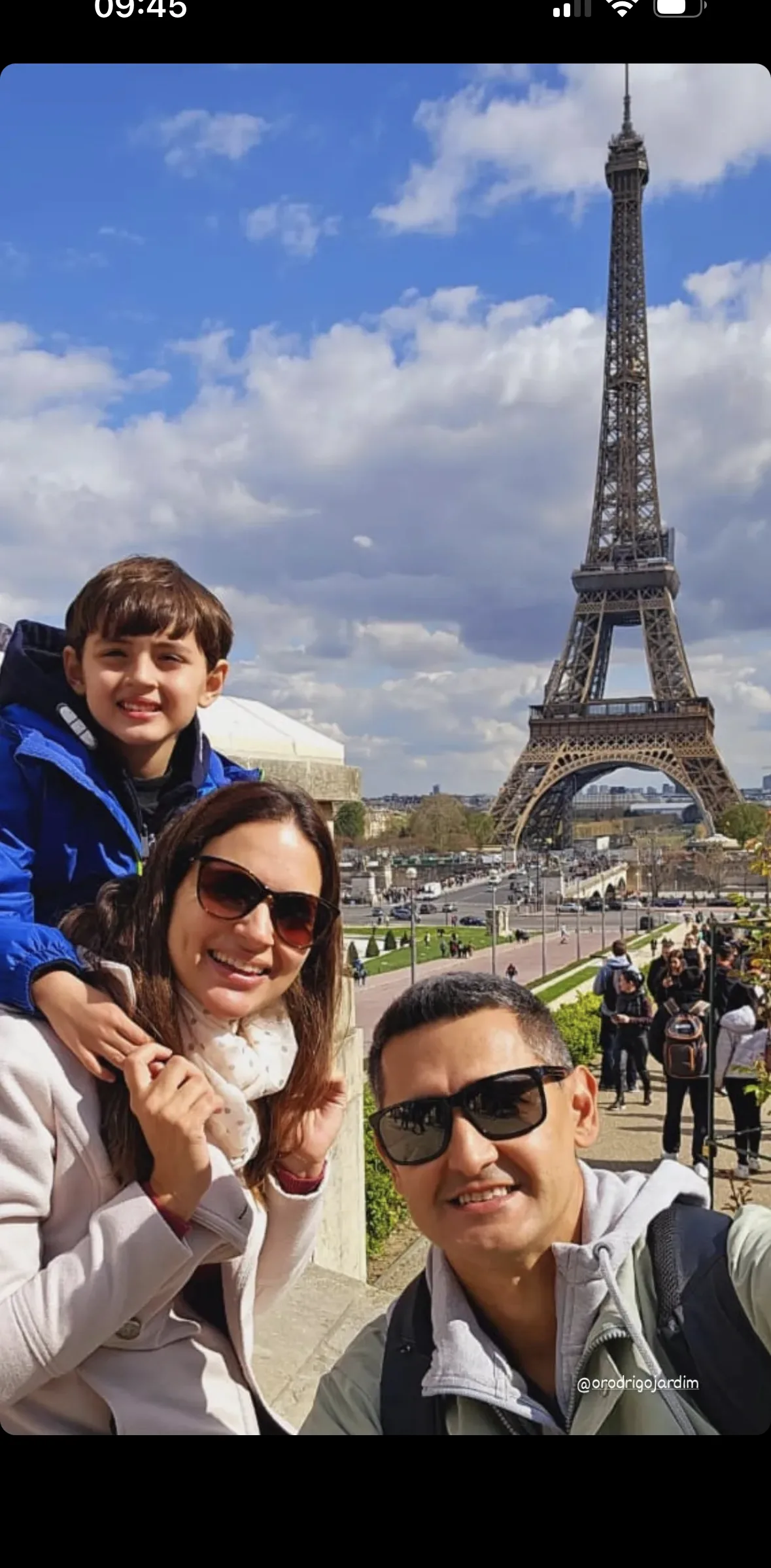 Foto de viagem compartilhada por clientes da Seven Senses