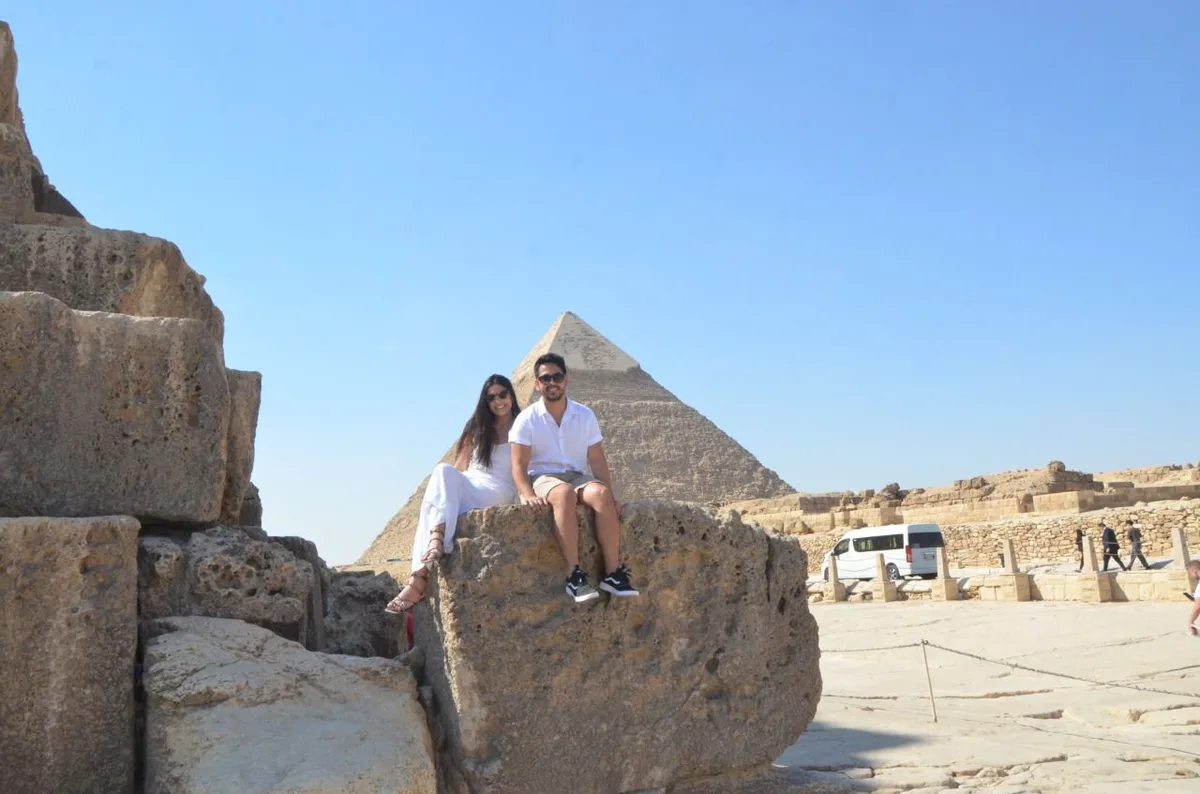 Registro de viagem — Victor & Carol · Egito